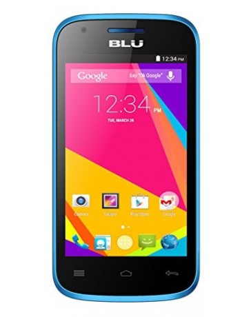 BLU Dash JR 4.0K, Dual Core, 256MB, 512MB, 4.0", Android 4.4, Desbloqueado -Azul - Envío Gratuito