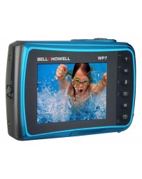 Camara Digital Bell+Howell Splash WP7, 12MP, 8X -Azul - Envío Gratuito