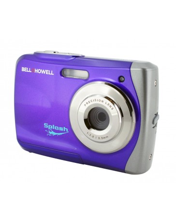 Camara Digital Bell+Howell Splash WP7, 12MP, 8X -Morado - Envío Gratuito