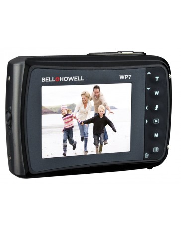 Camara Digital Bell+Howell Splash WP7, 12MP, 8X -Negro - Envío Gratuito