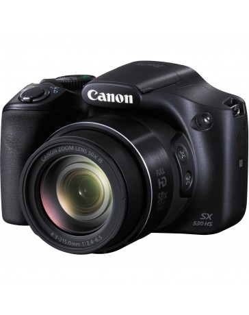 Camara Digital Canon PowerShot SX530 HS, 16MP, 50x, 3" LCD -Negro - Envío Gratuito