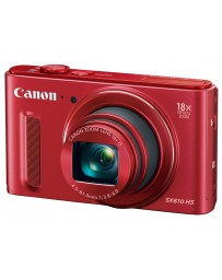 Camara Digital Canon PowerShot SX610 HS, 18x, 20.2MP -Rojo