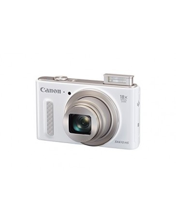 Camara Digital Canon PowerShot SX610 HS, 20.2MP, 18x -Blanco - Envío Gratuito