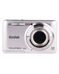 Camara Digital Kodak Friendly Zoom FZ51-SL, 16MP, 5x, 2.7" LCD -Plata