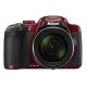 Camara Digital Nikon COOLPIX P610, 60x, 16MP -Rojo - Envío Gratuito