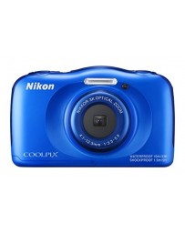 Camara Digital Nikon COOLPIX S33, 13.2MP, 3x -Azul - Envío Gratuito