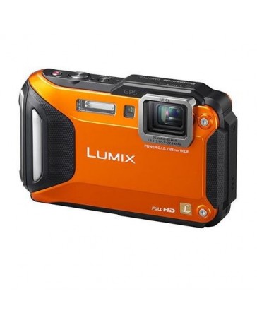 Camara Digital Panasonic Lumix DMC-FT5, 16.1MP, 4.6x - Naranja - Envío Gratuito