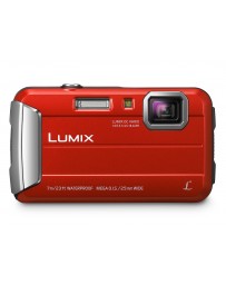 Camara Digital Panasonic Lumix DMC-TS25, 16.1 MP, 8X -Rojo - Envío Gratuito