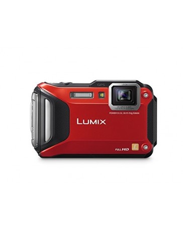 Camara Digital Panasonic LUMIX DMC-TS6R,16 MP 4.6x LCD-Rojo - Envío Gratuito