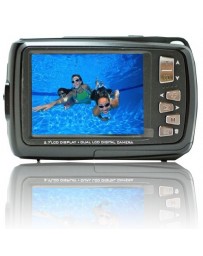 Camara Digital SVP Aqua 5500, 18 MP, 4x, 2.7" LCD, Sumergible -Negro - Envío Gratuito