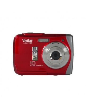 Camara Digital Vivitar X426, 10MP, 2.4"LCD, Sumergible -Rojo - Envío Gratuito