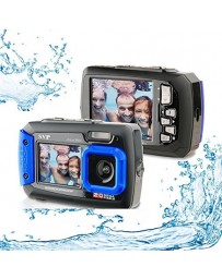 Camara Digital Waterproof ACQUA 8800, 20MP - Azul - Envío Gratuito