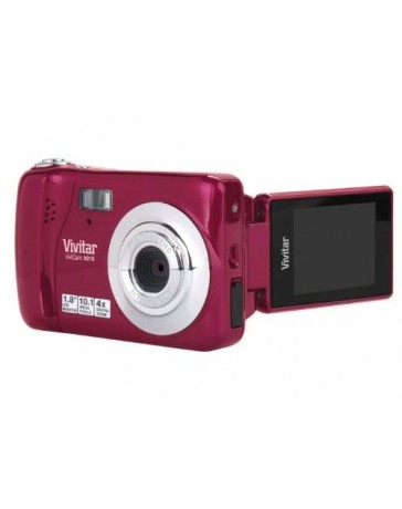 Camara Vivitar ViviCam X018, 10.1MP 4X LCD 1.8" -Rojo - Envío Gratuito