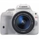 Canon EOS Rebel SL1 Digital SLR with EF-S 18-55mm IS STM Lens (White) - Envío Gratuito