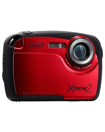 Coleman Xtreme II C12WP-R 16MP Waterproof Digital Camera with 2.5-Inch LCD Screen (Red) - Envío Gratuito