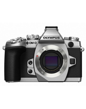 Olympus OM-D E-M1 16MP Compact System Camera with 3-Inch LCD (Body Only) (Silver w/ Black Trim) - Envío Gratuito