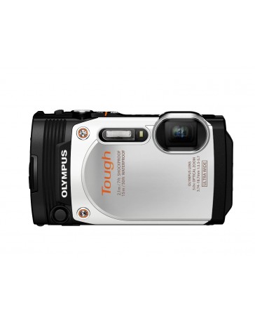 Olympus TG-860 Tough Waterproof Digital Camera with 3-Inch LCD (White) - Envío Gratuito