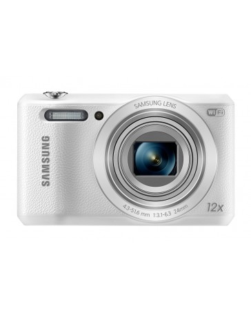 Samsung WB35F 16.2MP Smart WiFi & NFC Digital Camera with 12x Optical Zoom and 2.7" LCD (White) - Envío Gratuito