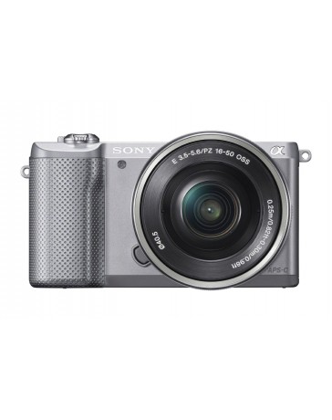 Sony Alpha a5000 20.1 MP SLR Camera (Silver) - Envío Gratuito