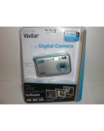 Vivitar VS28B-SILVER 3.1 MP Digital Still Camera 3.1MP Compact System Camera with 1.4-Inch TFT LCD - Body Only (Black) - Envío G