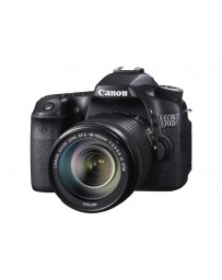 Canon EOS 70D 20.2 MP Digital SLR Camera with Dual Pixel CMOS AF and EF-S 18-135mm F3.5-5.6 IS STM Kit - Envío Gratuito
