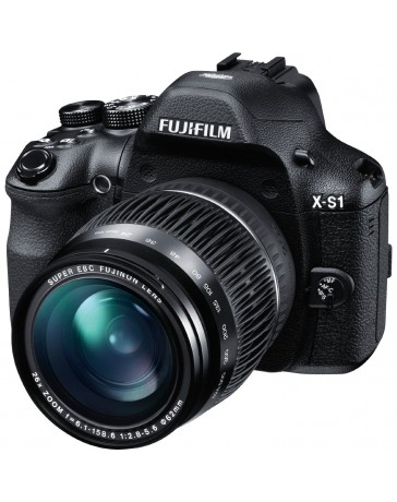 Fujifilm X-S1 12MP EXR CMOS Digital Camera with Fuijinon F2.8 to F5.6 Telephoto Lens and Ultra-Smooth 26x Manual Zoom (24-624mm)