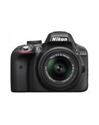 Nikon 1532 D3300 24.2 MP CMOS Digital SLR with AF-S DX NIKKOR 18-55mm f/3.5-5.6G VR II Zoom Lens (Black)