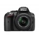 Nikon D5300 24.2 MP CMOS Digital SLR Camera with 18-55mm f/3.5-5.6G ED VR II AF-S DX NIKKOR Zoom Lens (Black) - Envío Gratuito