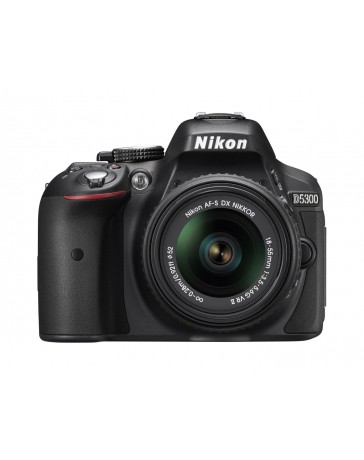 Nikon D5300 24.2 MP CMOS Digital SLR Camera with 18-55mm f/3.5-5.6G ED VR II AF-S DX NIKKOR Zoom Lens (Black) - Envío Gratuito