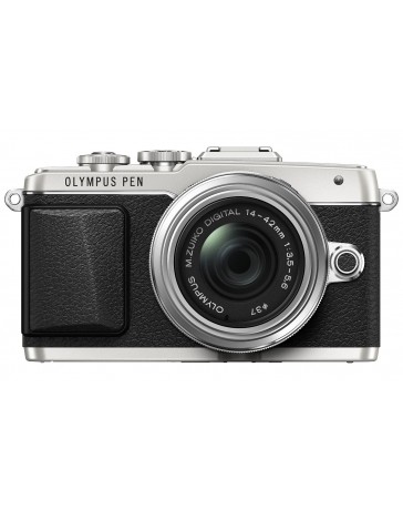 Olympus E-PL7 16MP Compact System Camera with 3-Inch LCD with 14-42mm IIR Lens (Silver) - Envío Gratuito