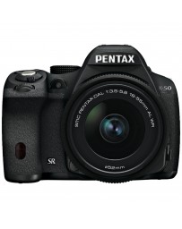 Pentax K-50 16MP Digital SLR Camera Kit with DA L 18-55mm WR f3.5-5.6 Lens (Black) - Envío Gratuito