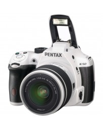 Pentax K-50 16MP Digital SLR Camera with 3-Inch LCD - Body Only (White) - Envío Gratuito