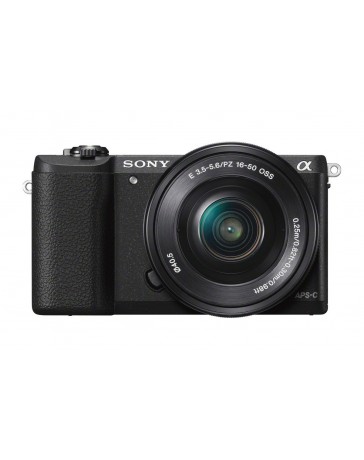 Sony a5100 16-50mm Interchangeable Lens Camera with 3-Inch Flip Up LCD (Black) - Envío Gratuito