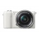 Sony a5100 16-50mm Interchangeable Lens Camera with 3-Inch Flip Up LCD (White) - Envío Gratuito