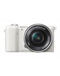 Sony a5100 16-50mm Interchangeable Lens Camera with 3-Inch Flip Up LCD (White) - Envío Gratuito