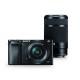 Sony Alpha a6000 Interchangeable Lens Camera with 55-210mm and 16-50mm Power Zoom Lenses - Envío Gratuito