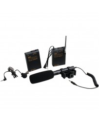 Azden WHD-PRO Wireless/Shotgun Microphone Audio Kit for DSLR (Black) - Envío Gratuito