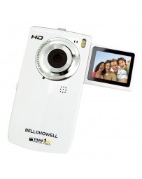 Bell and Howell T100HD-WTake1 HD Digital Video Camcorder with Flip out LCD Screen, Flip USB and 1.8-Inch LCD (White) - Envío Gra