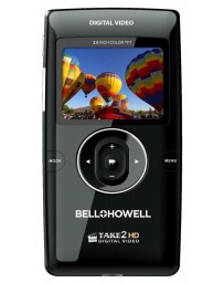 Bell+Howell Take2HD T200-BK Camcorder with HD Recording, 1x Optical Zoom and 2-Inch LCD Screen (Black) - Envío Gratuito