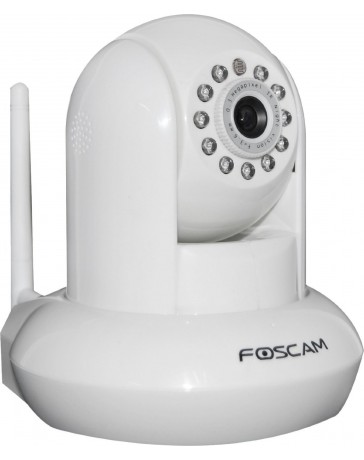 Foscam FI8910W Pan & Tilt IP/Network Camera with Two-Way Audio and Night Vision (White) - Envío Gratuito