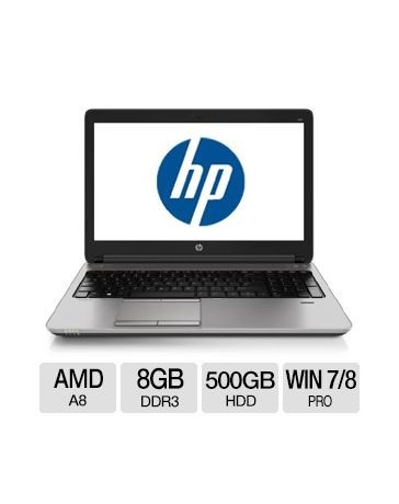 HP ProBook 655 G1 AMD A8 8GB Memory 500GB HDD 15.6" Notebook - Envío Gratuito