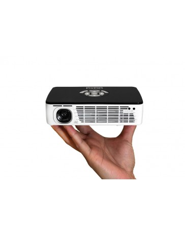 Aaxa KP-600-01 P300 Pico/Micro Projector with LED, WXGA 1280x800 Resolution, 300 Lumens, Pocket Size, Media Player and HDMI - En