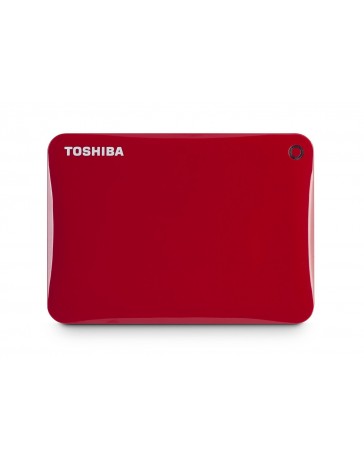 1TB Canvio Connect II Red - HDTC810XR3A1 - Envío Gratuito