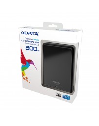 ADATA DashDrive HV620 Portable External Hard Drive 500GB USB 3.0, Black (AHV620-500GU3-CBK) - Envío Gratuito