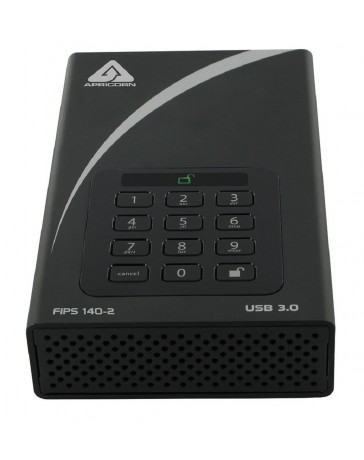 Apricorn Aegis Padlock DT FIPS, 4 TB, USB 3.0 - Envío Gratuito