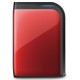 BUFFALO MiniStation Extreme 1TB USB 3.0 Portable Hard Drive - HD-PZ1U3R Red - HD-PZ1.0U3R - Envío Gratuito