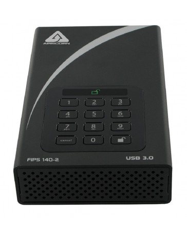 Disco Duro Externo AEGIS PADLOCK DT, 6TB, USB 3.0, 256BIT AES - Envío Gratuito