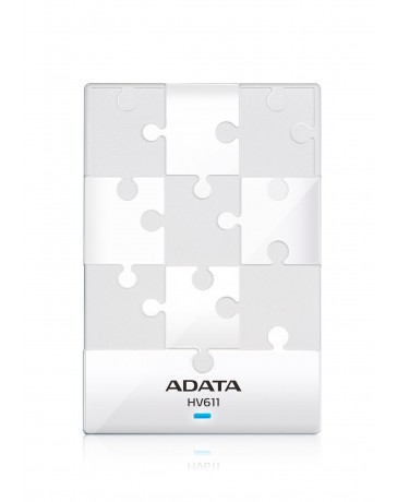 Disco Duro Externo ADATA USA Classic HV611, 500GB, USB 3.0 -Blanco - Envío Gratuito