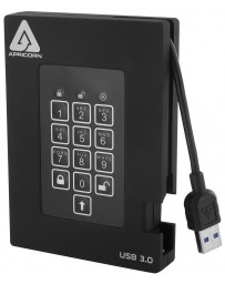 Disco Duro Externo Apricorn FORTRESS FIPS, 2TB, USB, A25-3PL256-2000F - Envío Gratuito