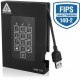 Disco Duro Externo Apricorn Aegis Padlock A25-3PL256-500F, 500 GB, USB 3.0 - Envío Gratuito